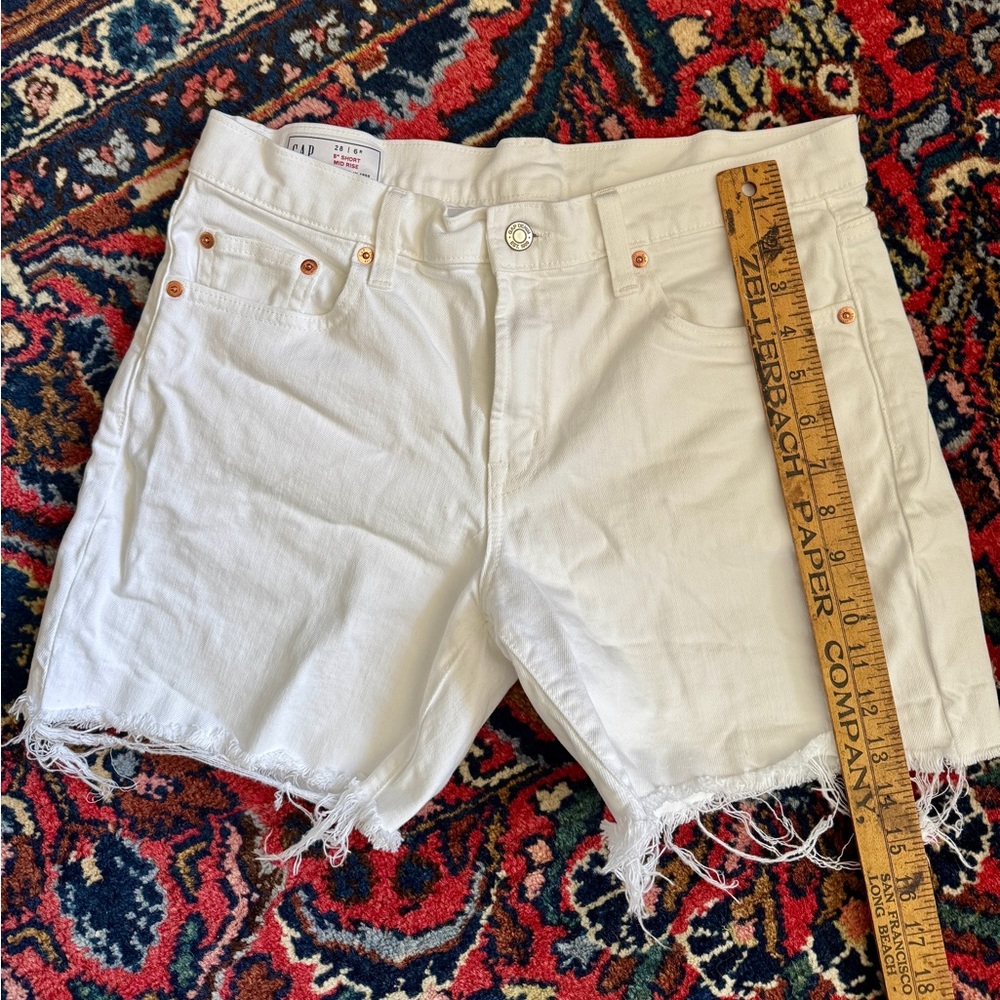 GAP White Jean Shorts for Women